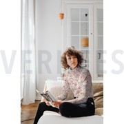 JERSEY DIGITAL FLOWERS ARMY GREEN (thumbnail) #7