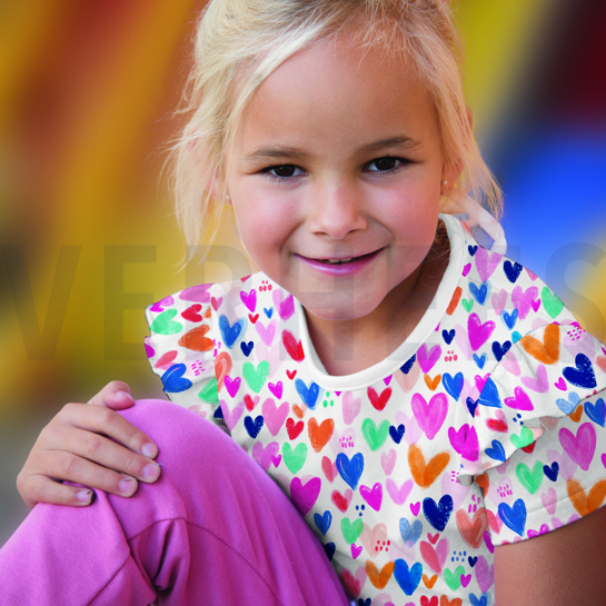 JERSEY DIGITAL HEARTS BLACK #7