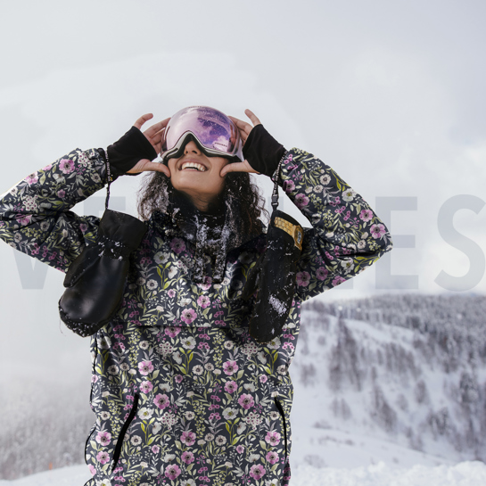 SOFTSHELL DIGITAL FLOWERS NAVY #7