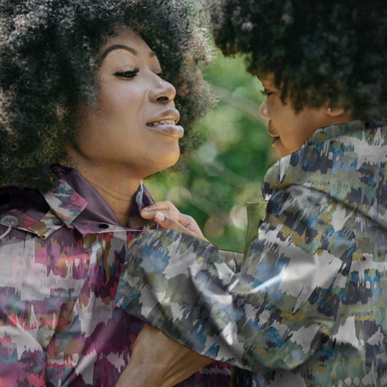 SOFTSHELL DIGITAL ABSTRACT NAVY #7