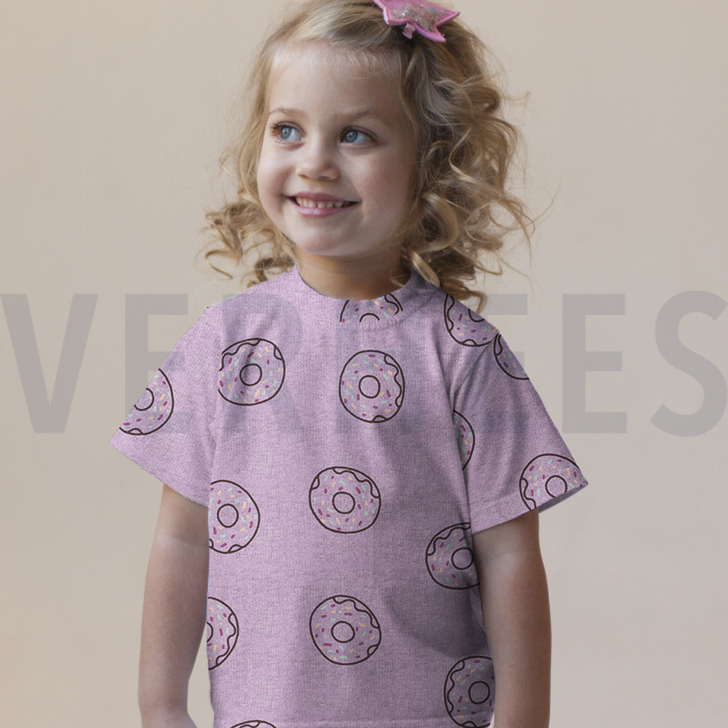 JERSEY MELANGE GLITTER DONUTS ECRU MELANGE #7