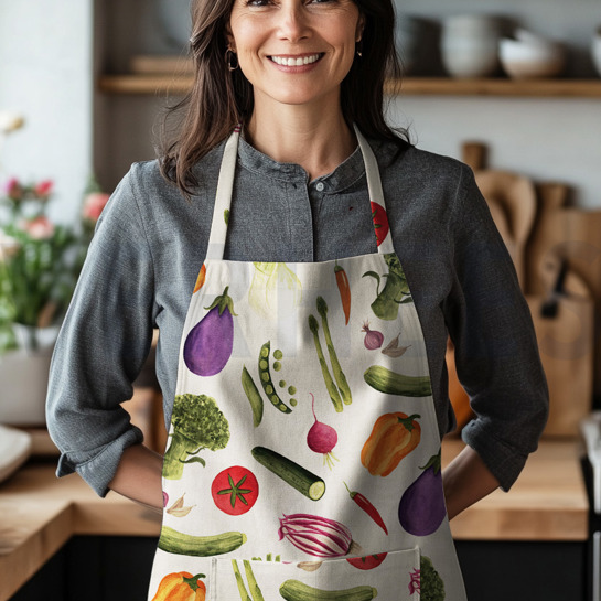 CANVAS DIGITAL GEMÜSE ECRU #7