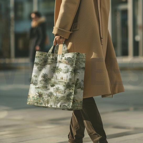 CANVAS DIGITAL TROPICAL FOREST SAGE #7