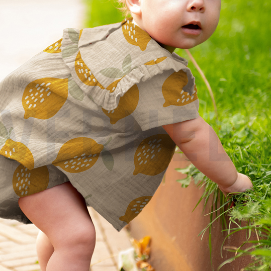 MUSSELIN ZITRONEN SAND #7