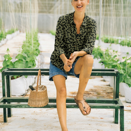 VISKOSE POPELINE STRETCH ABSTRACT LILA/VIOLETT #7