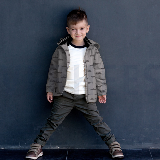 RAINCOAT SHARK GREY #7