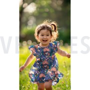 FINE POPLIN DIGITAL UNICORNS DARK GREEN (thumbnail) #7