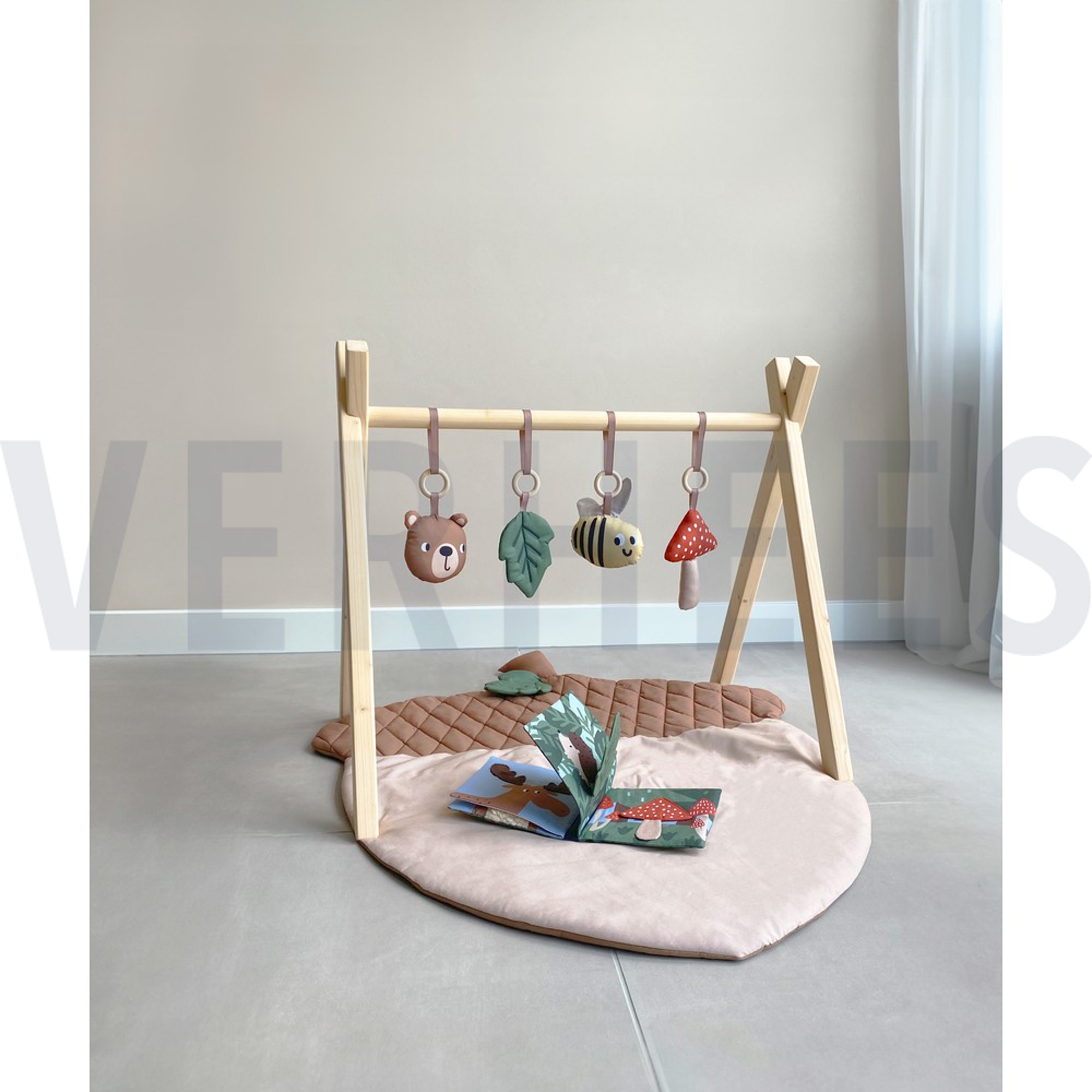 FINE POPLIN FOREST PLAYMAT PANEL MULTICOLOUR (high resolution) #7