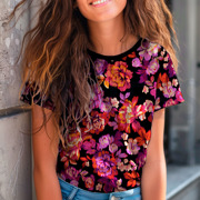 JERSEY DIGITAL FLOWERS BLACK (thumbnail) #7