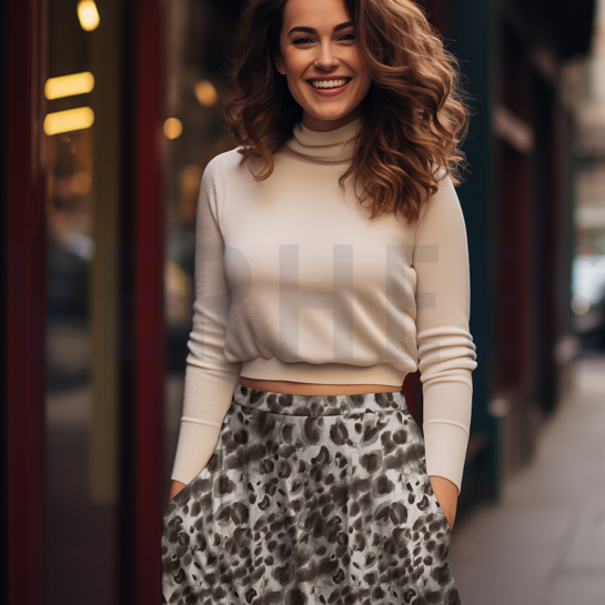 PUNTA DI ROMA DIGITAL TIERHAUT TAUPE #7