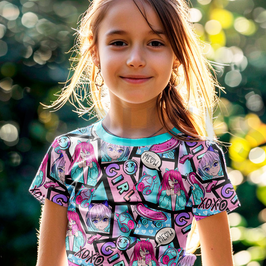 JERSEY DIGITAL MANGA MULTICOLOUR #7