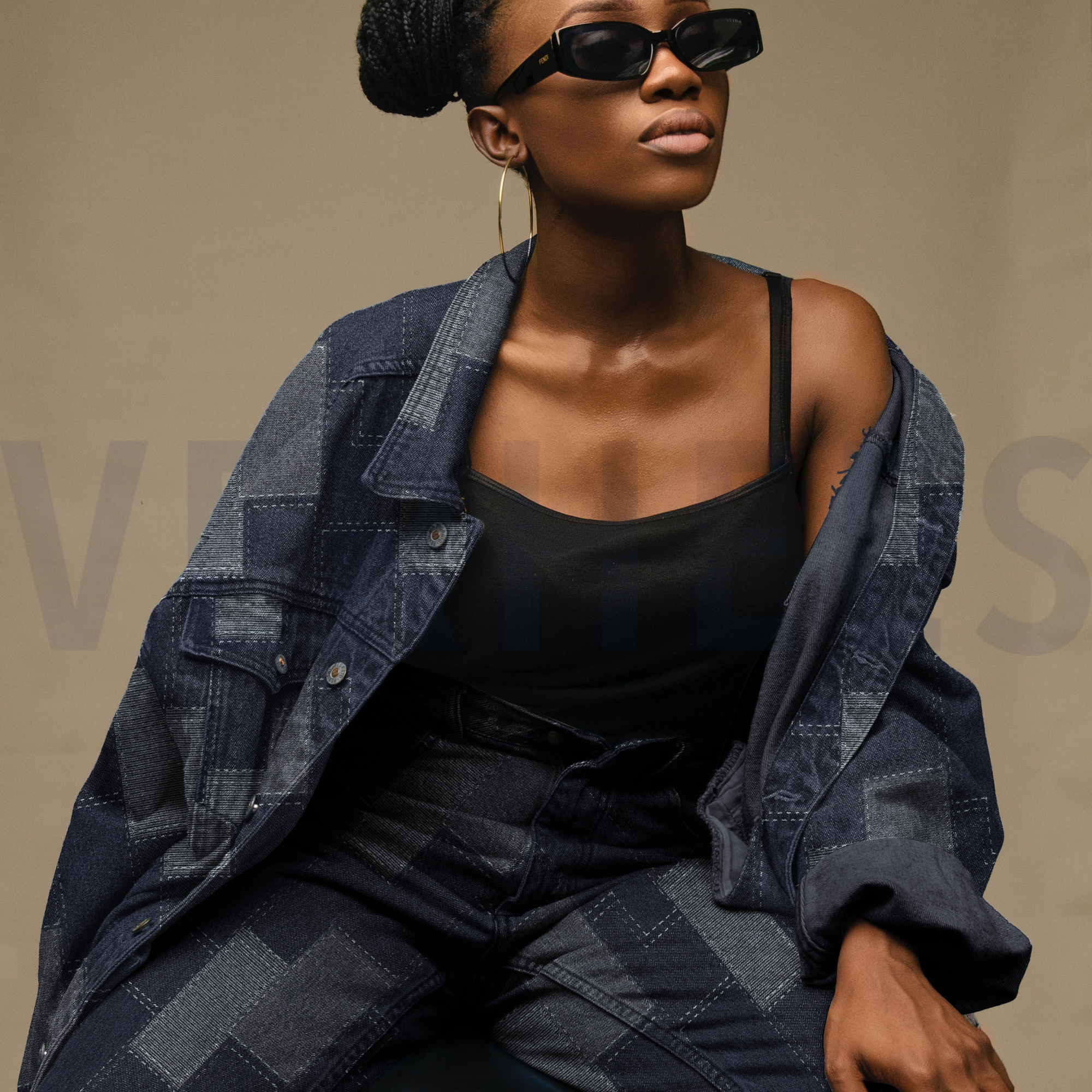JEANS JACQUARD PATCHWORK BLACK (high resolution) #7