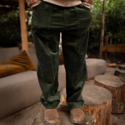 CORDUROY WASHED 6W STRETCH MUSTARD (thumbnail) #7