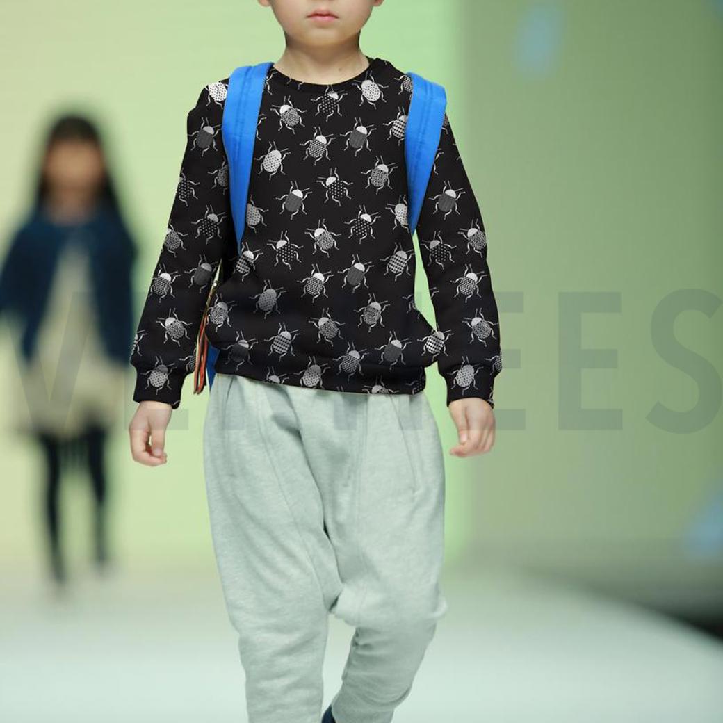 FAUX LEATHER SHINY STRUCTURE BLACK #7