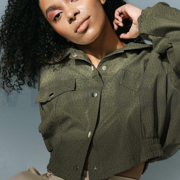 FAUX LEATHER STRUCTURE GREY (thumbnail) #7