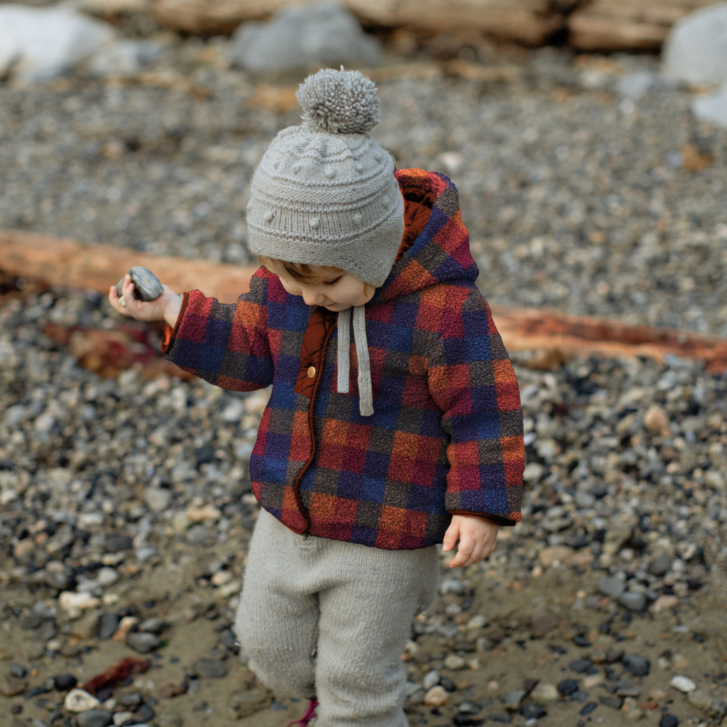 TEDDY CHECK NAVY #7