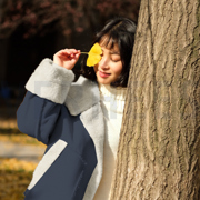 OUTDOOR JACKET FAUX FUR SAND (thumbnail) #7