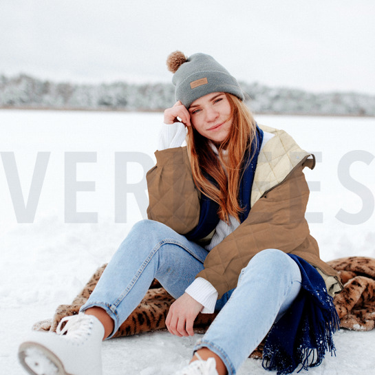 STEPPED FAUX FUR CAPPUCCINO #7