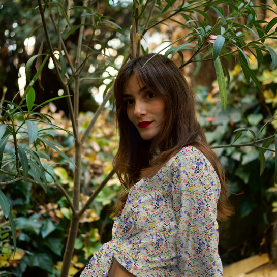 VISCOSE RADIANCE DIGITAAL BLOEMEN MULTICOLOR #7