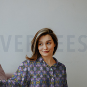 VISCOSE LUREX DIGITAL LEAVES PURPLE (thumbnail) #7
