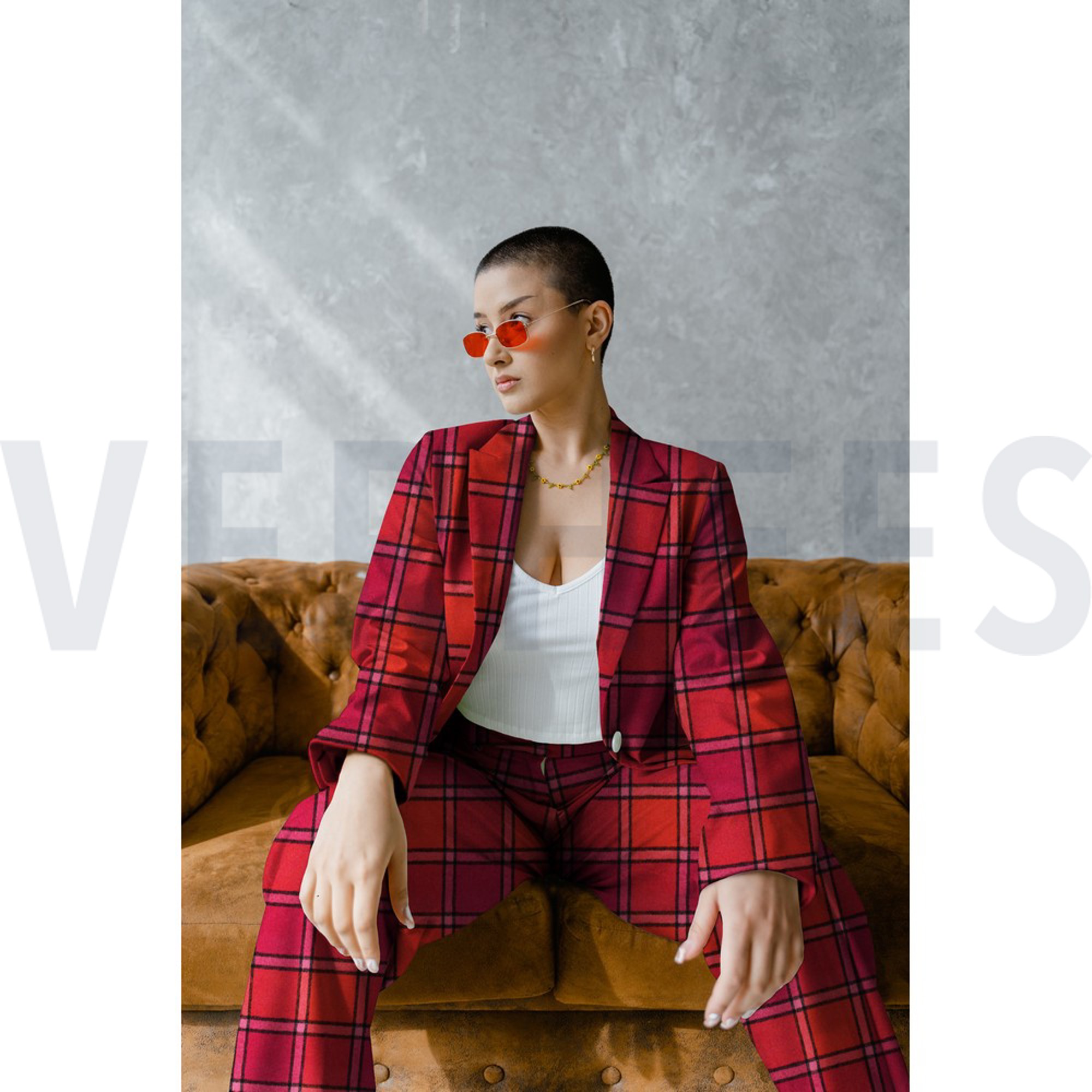 BRUSHED CHECK CERISE (high resolution) #7