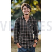 BRUSHED YARN DYED CHECKS NAVY (thumbnail) #7