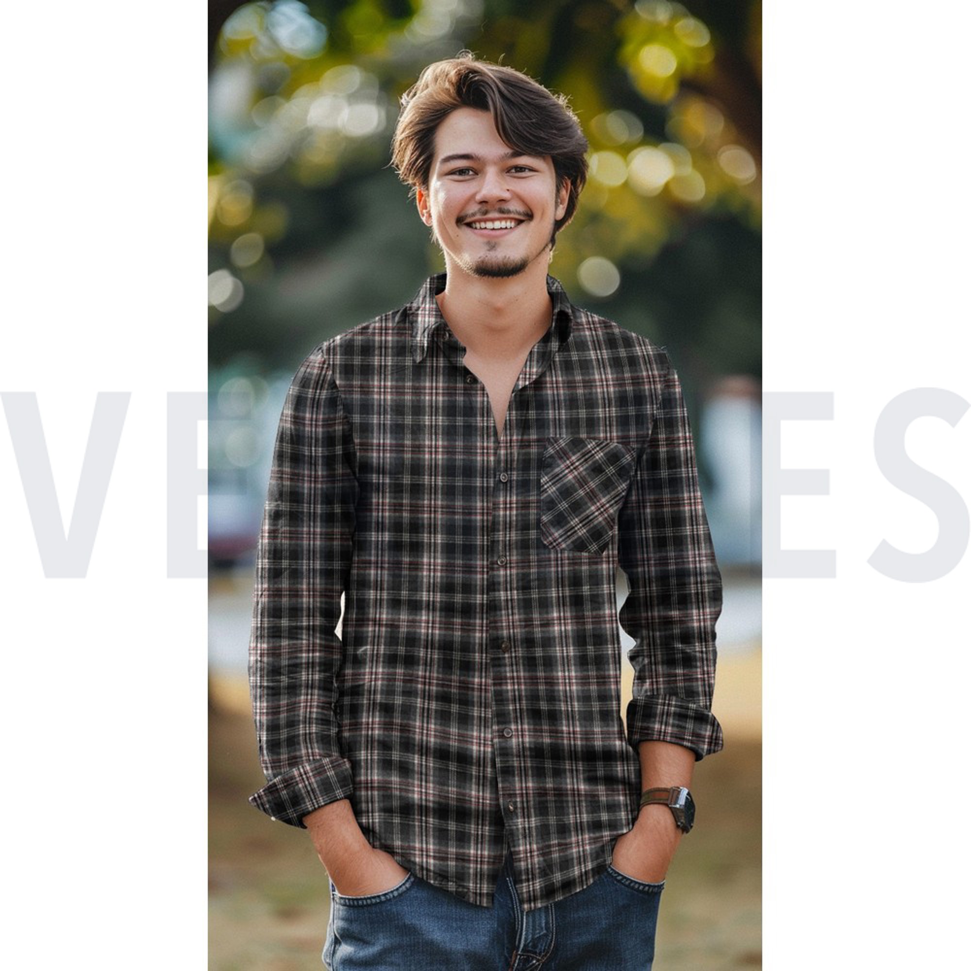 BRUSHED YARN DYED CHECKS NAVY (high resolution) #7