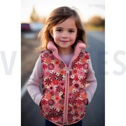 STEPPED VELVET DIGITAL FLOWERS FUCHSIA (thumbnail) #7