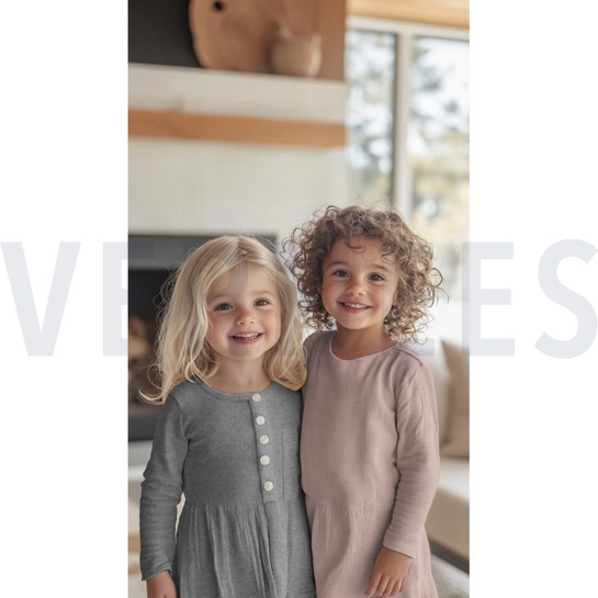 COTTON FLEECE GOTS LIGHT ROSE MELANGE #7