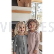 COTTON FLEECE GOTS TAUPE MELANGE (thumbnail) #7