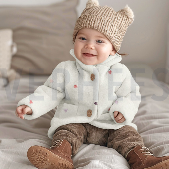 TEDDY BRODERIE CŒURS ÉCRU #7