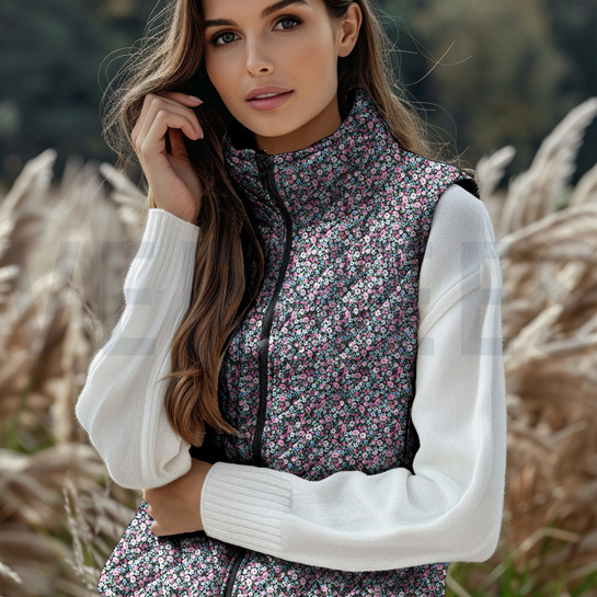 STEPPED DIGITAL FLOWERS FUCHSIA #7