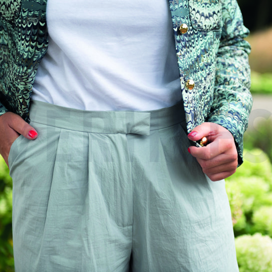 COTTON WASHED ROYAL BLUE #7