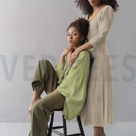 VISKOSE CRINKLE SCHWARZ #7