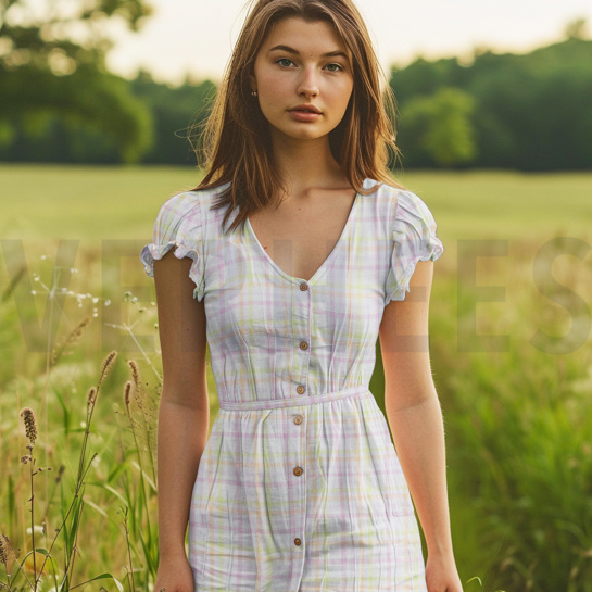 BAUMWOLLE SEERSUCKER GARNGEFÄRBT KAROS MEHRFARBIG #7