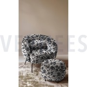 GOBELIN LEAVES ABSTRACT ECRU / BLACK (thumbnail) #7