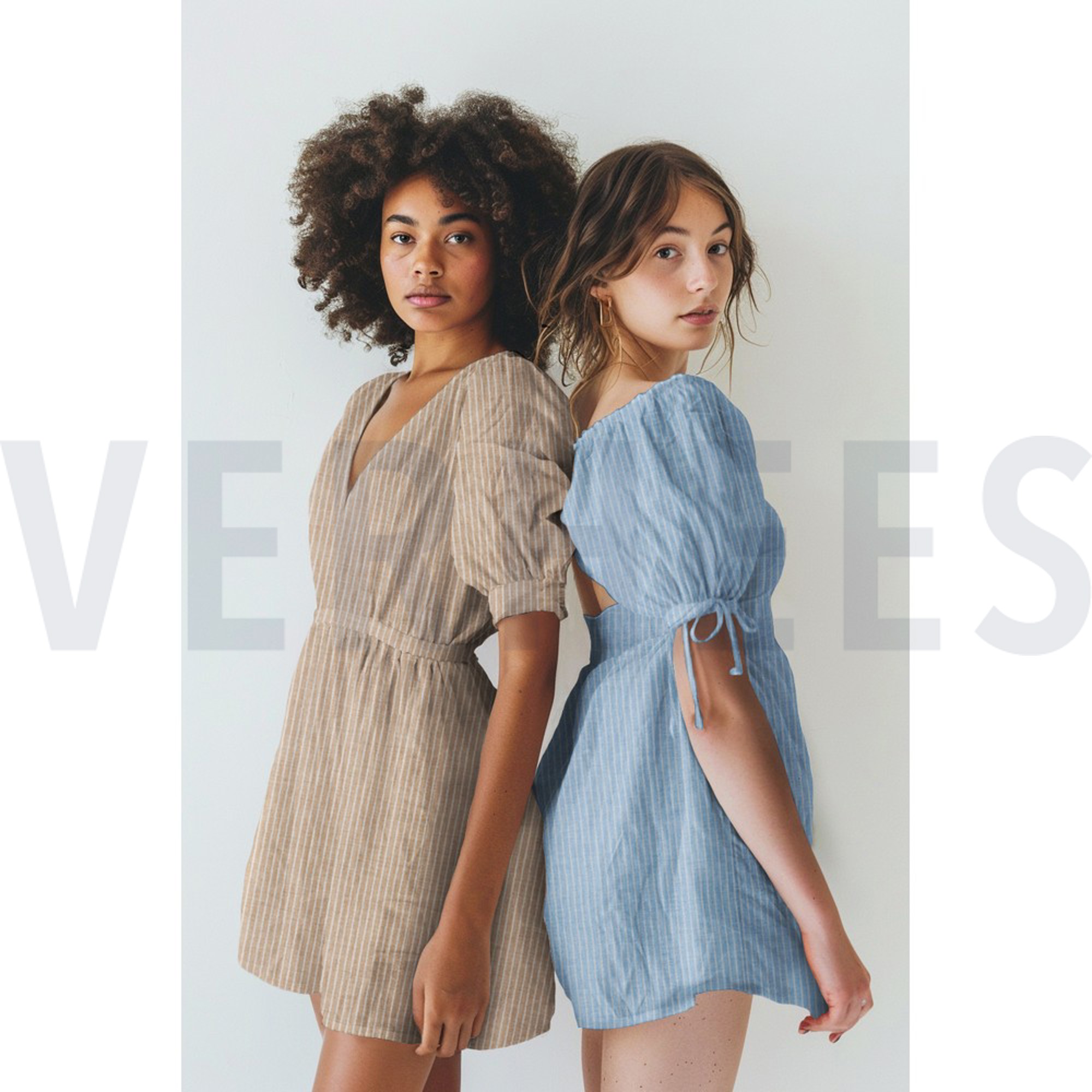 DOUBLE GAUZE YARN DYED STRIPES GREY (high resolution) #7