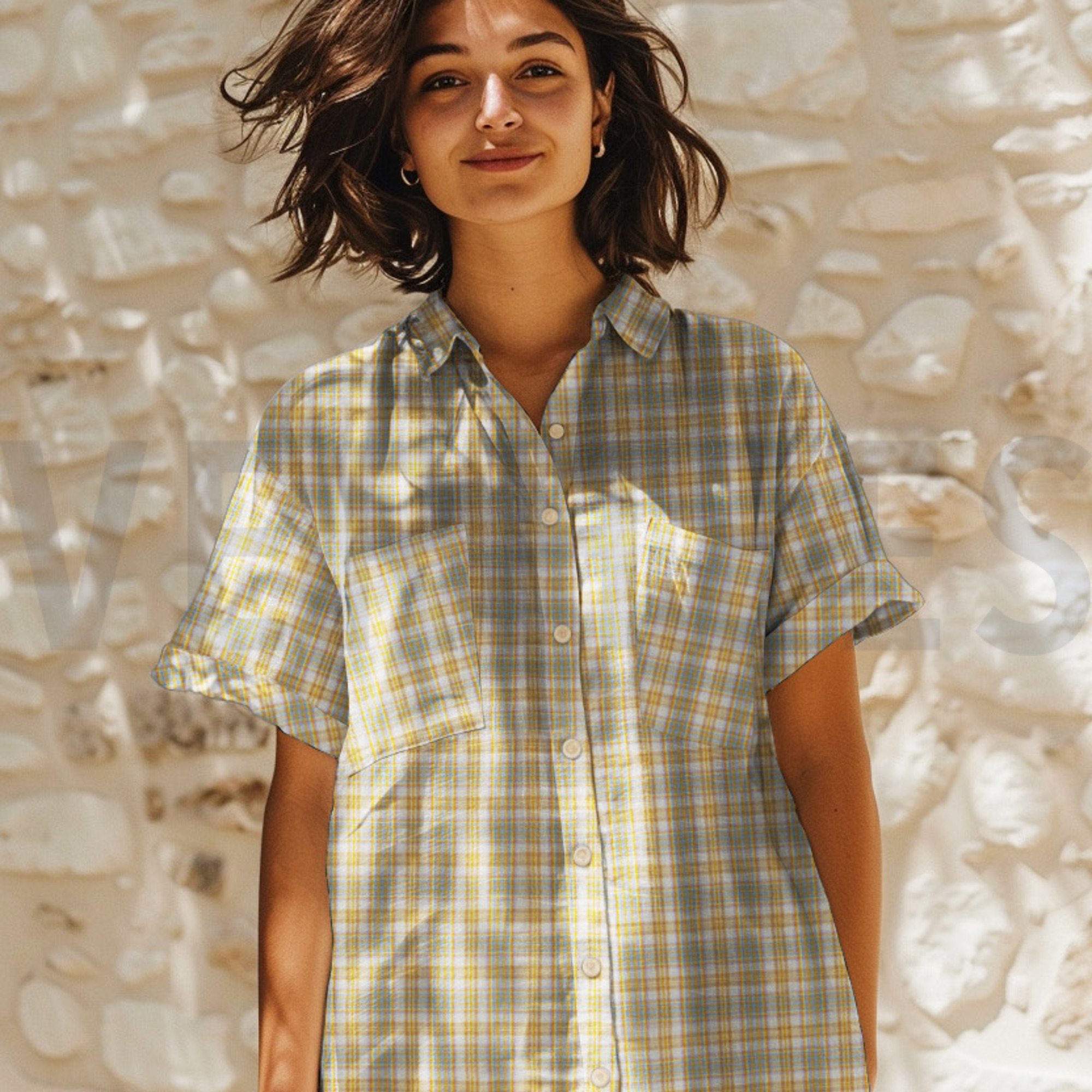 DOUBLE GAUZE YARN DYED CHECKS MULTICOLOUR (high resolution) #7