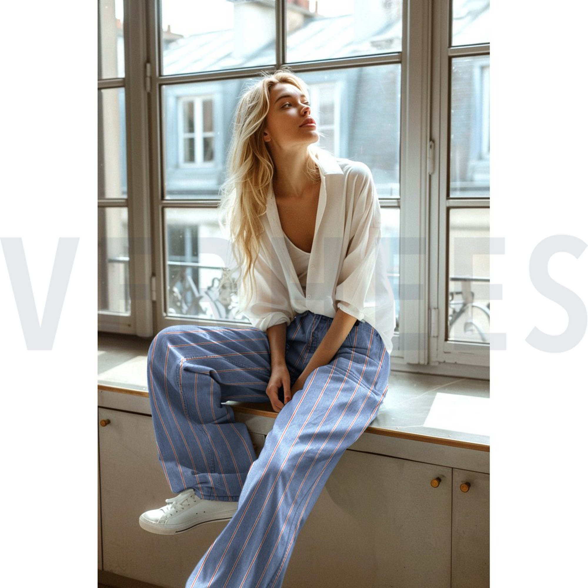 DENIM STRIPES LIGHT BLUE (high resolution) #7