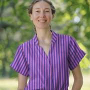 COTTON YARN DYED STRIPES MAUVE (thumbnail) #7