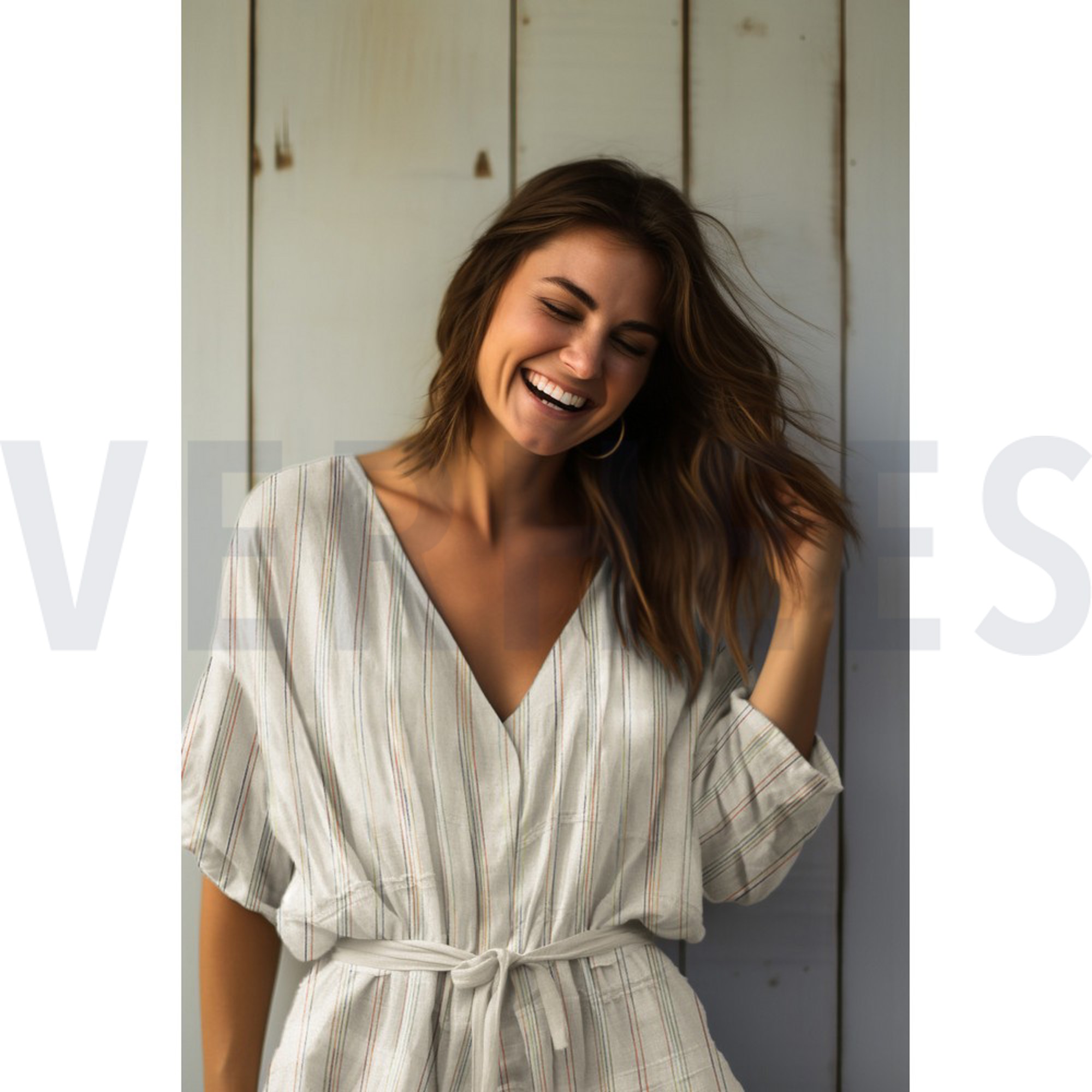 LINEN VISCOSE STRIPES MULTICOLOUR (high resolution) #7