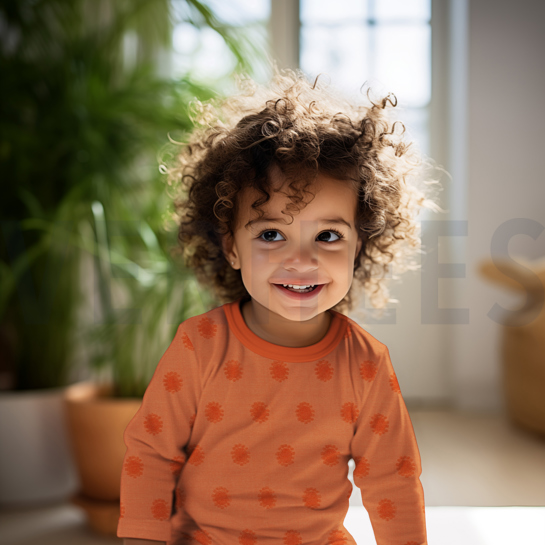 COTON ÉPONGE TRICOT SOLEIL ORANGE #7