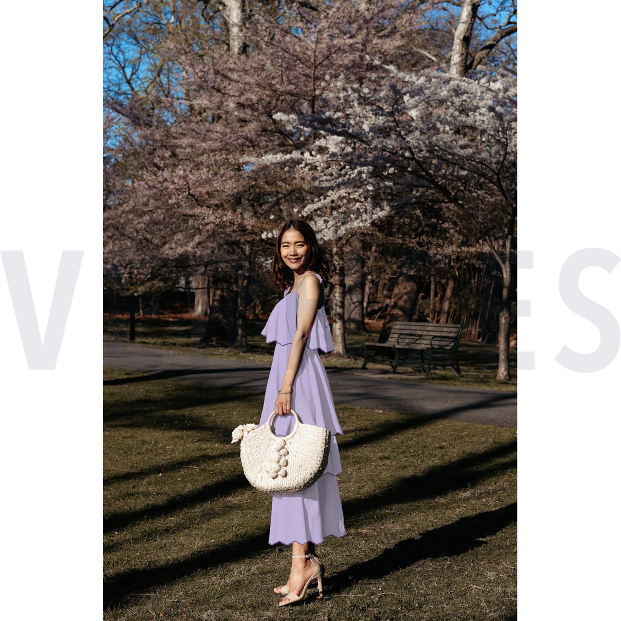 DOUBLE GAUZE 2-SIDE SCALLOP LILAC (high resolution) #7