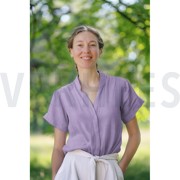 DOUBLE GAUZE EMBROIDERY FLOWERS NATURAL WASHED (thumbnail) #7