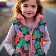 STEPPED FLOWERS NAVY (thumbnail) #7