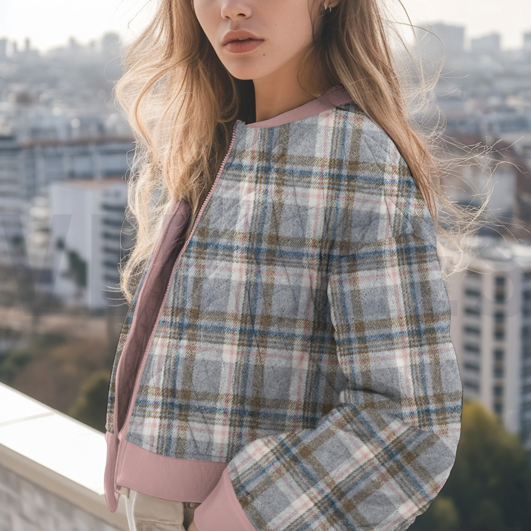 STEPPED CHECKS GREY #7