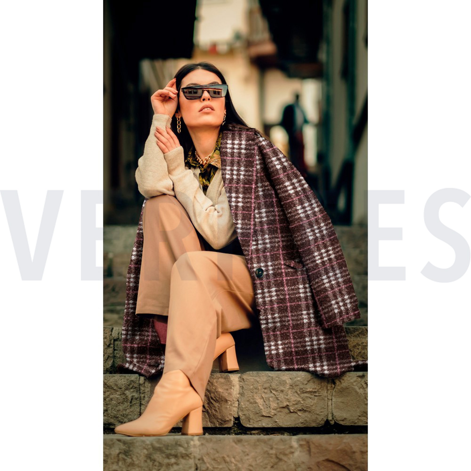 BOUCLE CHECKS BROWN (high resolution) #7