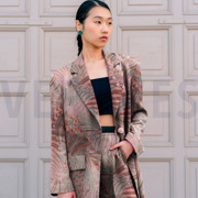 JACQUARD FEATHERS LIGHT PINK (thumbnail) #7