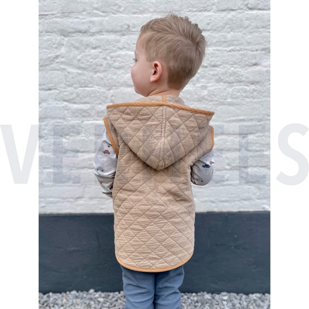 DOUBLE GAUZE QUILT BEIGE #7