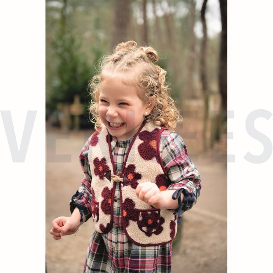 TEDDY JACQUARD FLOWERS TAUPE/ BEIGE #7